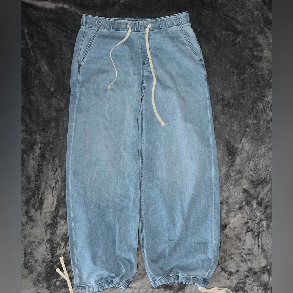 American Eagle Womens Cozy Dreamy Drape Baggy Convertible Jogger (Small) - Picture 8 of 14